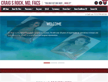 Tablet Screenshot of drcraigrock.com
